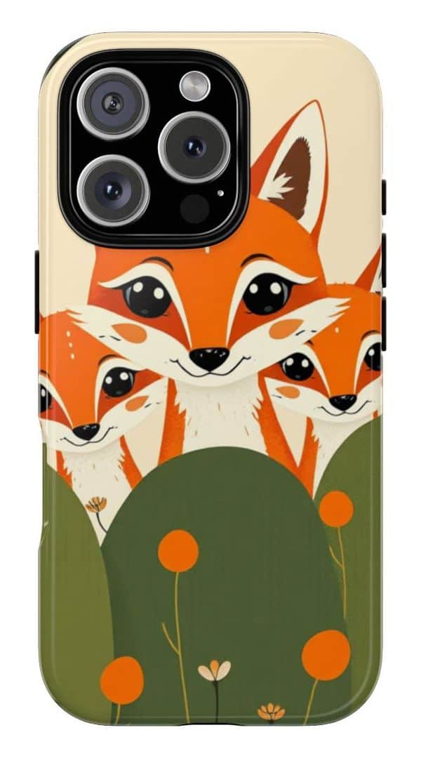 A picture of Friendly Foxes